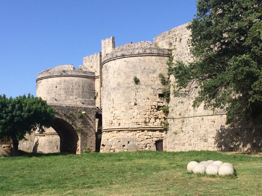 The very old castle at Rhodes